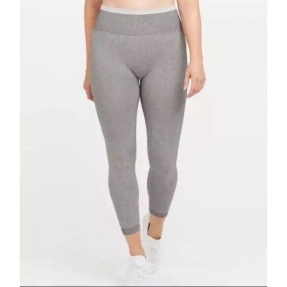 Spanx Seamless Sculpt Legging Spacedye Cloudy Grey Size Small
